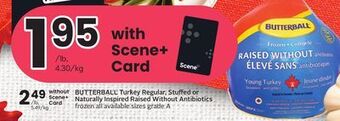 Sobeys Turkey, stuffed or raised offer