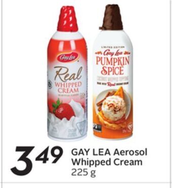 Sobeys Aerosol whipped cream offer