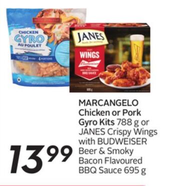 Sobeys Chicken or pork gyro kits offer