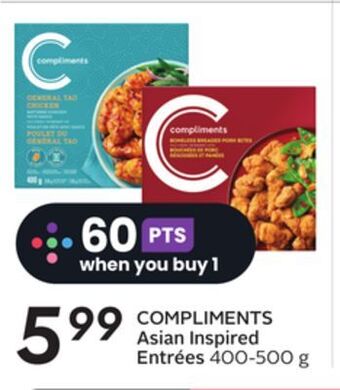 Sobeys Asian inspired entrées offer