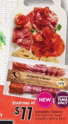 Sobeys Antipasto classico offer
