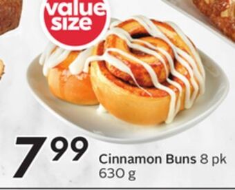 Sobeys Cinnamon buns offer