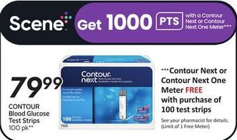 Sobeys Blood glucose test strips offer