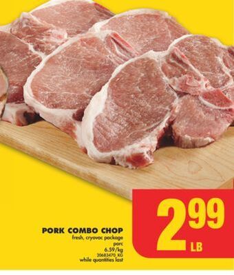 No Frills Pork combo chop offer