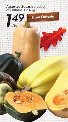 Sobeys Assorted squash offer