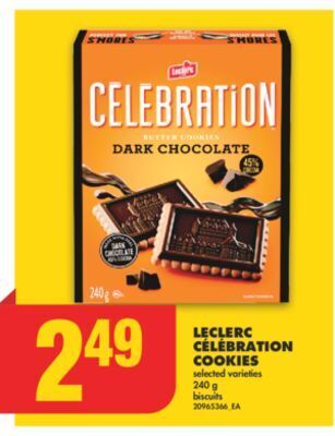 No Frills Leclerc célébration cookies, 240 g offer