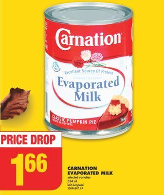 No Frills Carnation evaporated milk, 354 ml offer