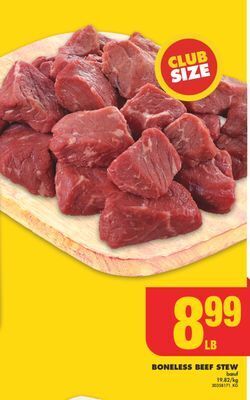 No Frills Boneless beef stew offer
