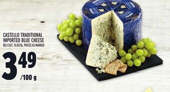 Metro Castello traditional imported blue cheese offer
