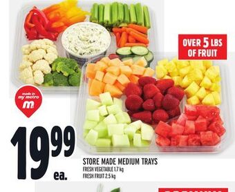 Metro Store made medium trays offer
