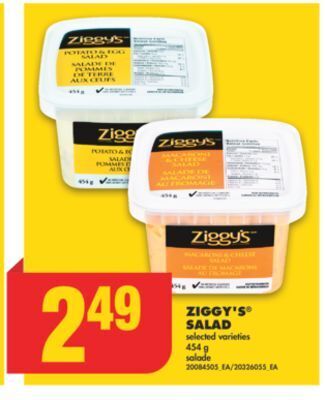 No Frills Ziggy's salad, 454 g offer