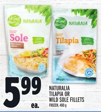 Metro Naturalia tilapia or wild sole fillets offer