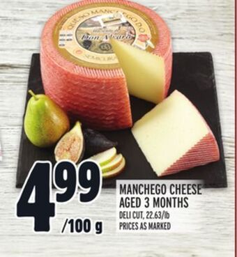 Metro Manchego cheese aged 3 months offer