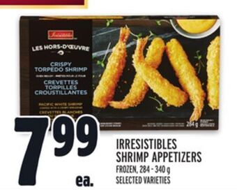 Metro Irresistibles shrimp appetizers offer