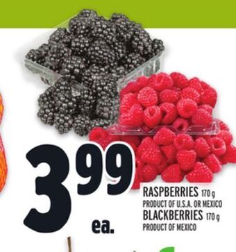 Metro Raspberries offer