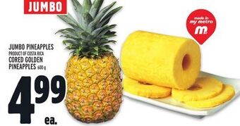 Metro Jumbo pineapples offer