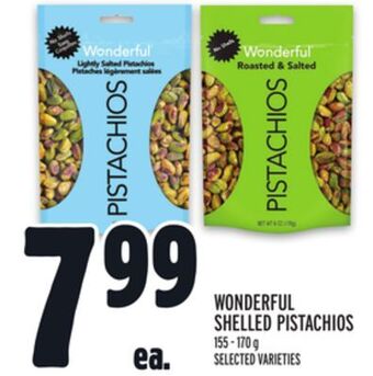 Metro Wonderful shelled pistachios offer