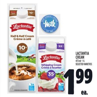 Metro Lactantia cream offer