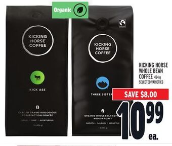 Metro Kicking horse whole bean coffee offer