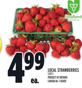 Metro Local strawberries offer