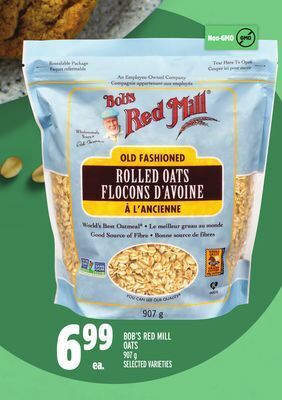 Metro Bob's red mill oats offer