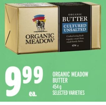 Metro Organic meadow butter offer