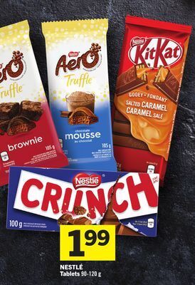 Foodland Nestlé tablets 90-120 g offer