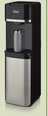 Canadian Tire Master chef bottom-load water cooler, black and stainless steel offer