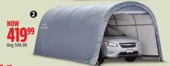 Canadian Tire Shelterlogic roundtop shelter, 10 x 20 x 8´ h offer