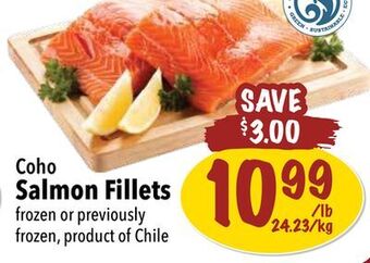 Farm Boy Coho salmon fillets offer
