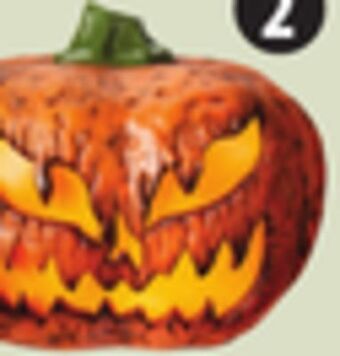 Canadian Tire Gemmy 12˝ lighted distressed pumpkin offer