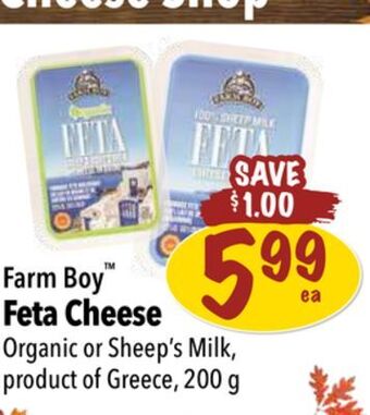 Farm Boy Farm boy feta cheese offer