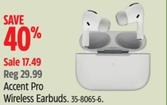 Canadian Tire Anex accent pro wireless earbuds offer