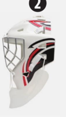 Canadian Tire Vaughn pro street hockey goalie helmet mask offer