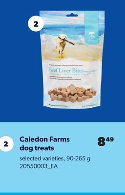 Real Canadian Superstore Caledon farms dog treats, 90-265 g offer