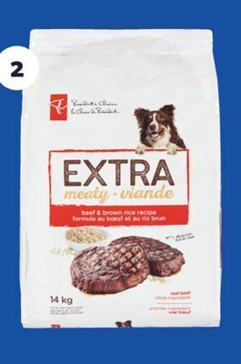 Real Canadian Superstore Pc extra meaty dry dog food, 14 kg offer