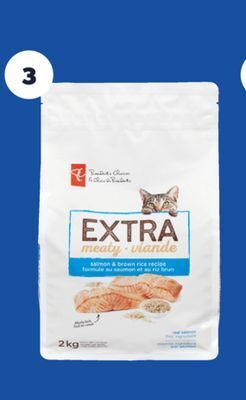 Real Canadian Superstore Pc extra meaty dry cat food, 2 kg offer