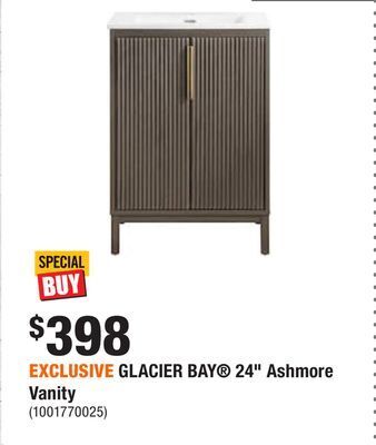Home Depot Exclusive glacier bay 24 ashmore vanity offer