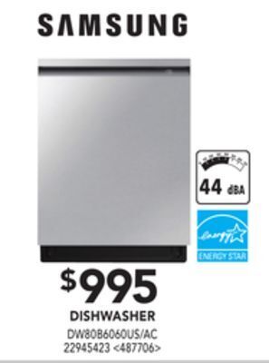 RONA Samsung dishwasher offer