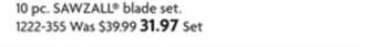 Home Hardware Assorted sawzall multi purpose reciprocating saw blade set offer