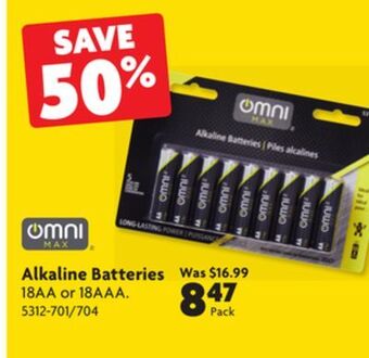 Home Hardware Alkaline batteries offer