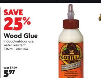 Home Hardware Wood glue offer