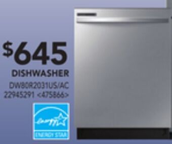 RONA Samsung dishwasher offer