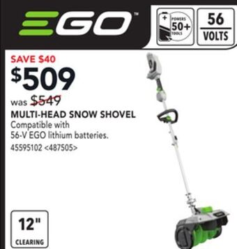 RONA Multi-head snow shovel offer