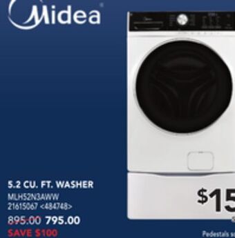 RONA Midea 5.2 cu. ft. washer offer