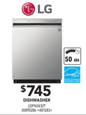 RONA Lg dishwasher offer