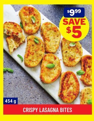 M & M Food Market Crispy lasagna bites offer