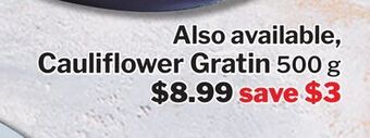 M & M Food Market Cauliflower gratin offer