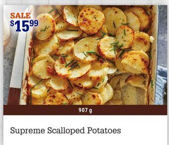 M & M Food Market Supreme scalloped potatoes offer