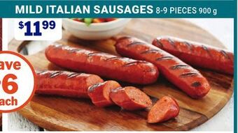 M & M Food Market Sausages offer